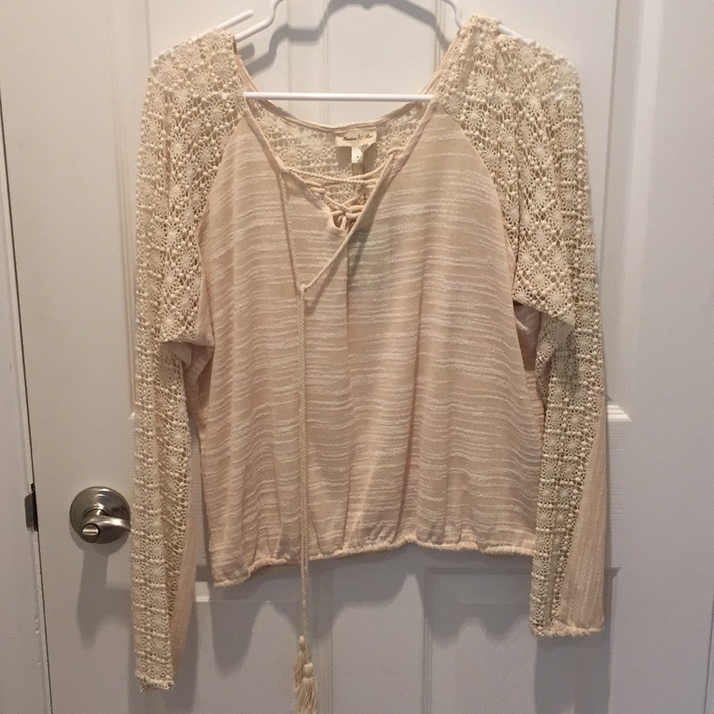 A long sleeve blouse